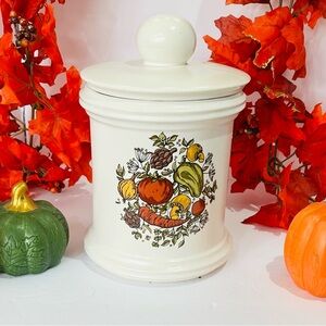 Vintage McCoy White Ceramic Spice Delight Canister 216-M